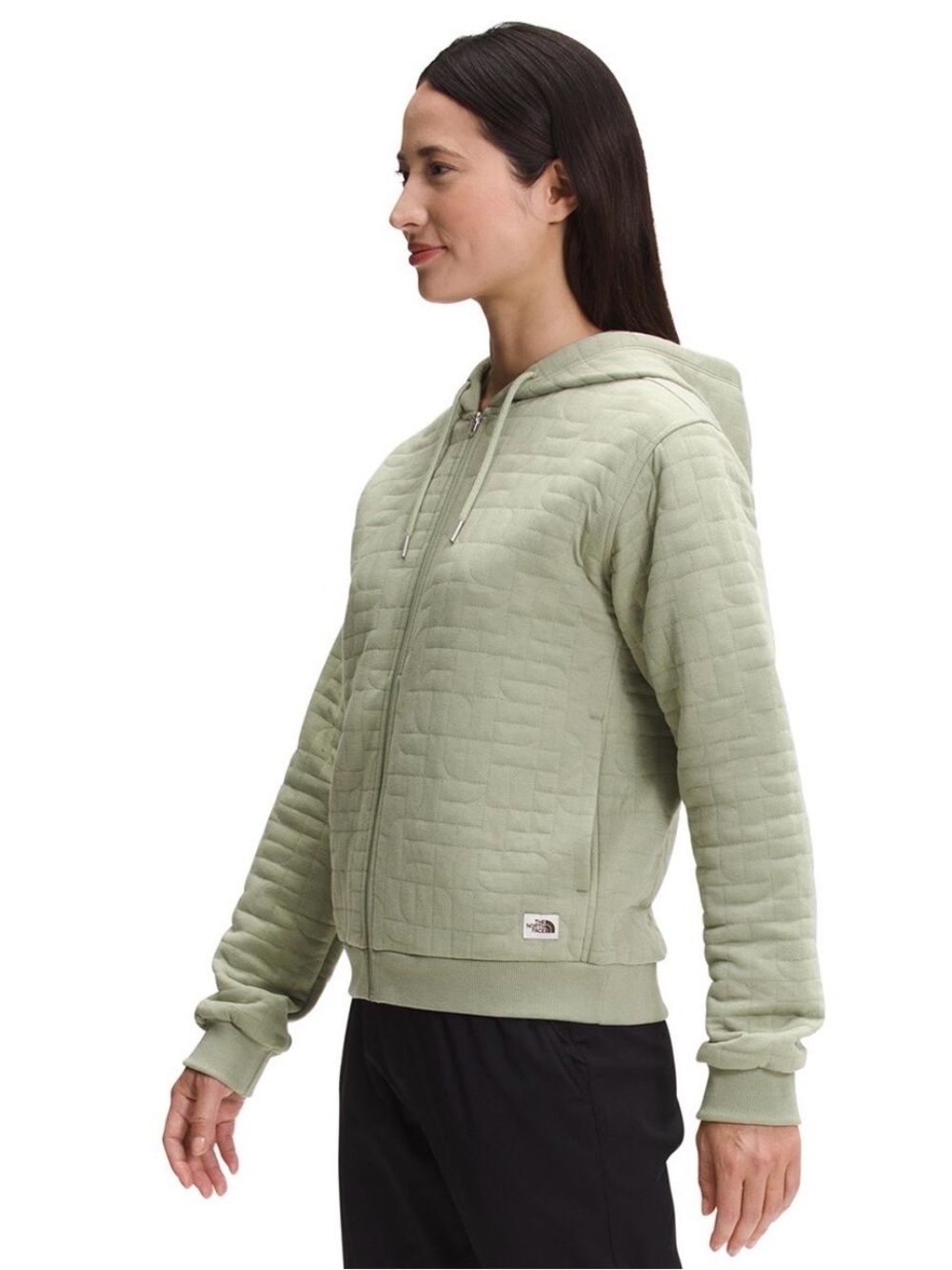 The North Face Women's Longs Peak Quilted Full-Zip Hooded Jacket -Sz S